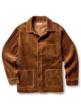 Taylor Stitch Ojai Chore Coat in Bourbon Corduroy Size Medium